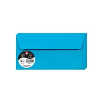 20 enveloppes Pollen 110x220 mm - Bleu turquoise
