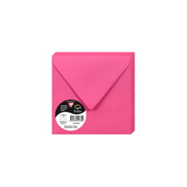 20  enveloppes Pollen 140x140 mm  - Rose fuchsia