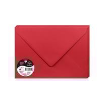 20 enveloppes Pollen 162x229 mm - Rouge groseille