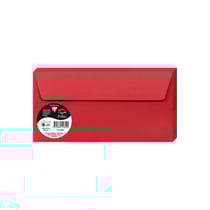 20 enveloppes Pollen 110x220 mm - Rouge groseille