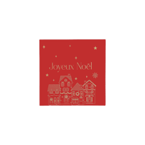 Serviettes cocktail Artyfêtes - Joyeux Noël