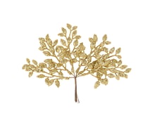 Branches de buis Artyfêtes - Paillettes or - 17 cm