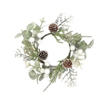 Couronne Artyfêtes - Neige glaciale paillettes 