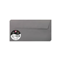 20  enveloppes Pollen 110x220 mm  - Gris acier