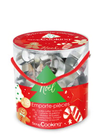 Lot de 18 emporte pièces Scrapcooking