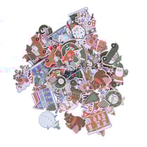 Gommettes en mousse Noël x80