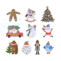 Gommettes géantes de Noël x20