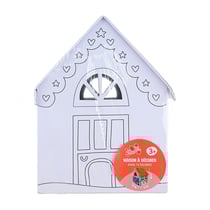 Ma maison en carton 3D à décorer