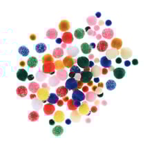 Set 120 pompons Noël