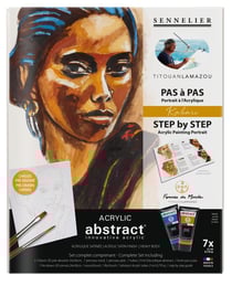Coffret de peinture à l'acrylique Sennelier - Titouan Lamazou Portraits - Kabari