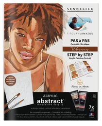 Coffret de peinture à l'acrylique Sennelier - Titouan Lamazou Portraits - Blessing
