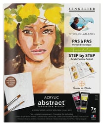 Coffret de peinture à l'acrylique Sennelier - Titouan Lamazou Portraits - Gwendoline