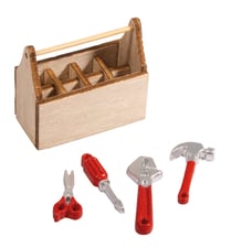 Mini boîte à outils en bois Rayher