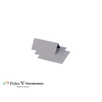 25 marque-places Pollen 85x80 mm - Gris koala