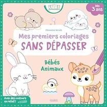 Mes premiers coloriages sans dépasser - Bébés animaux