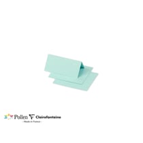 25 marque-places Pollen 85x80 mm - Vert jade