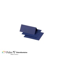 25 marque-places Pollen 85x80 mm - Bleu nuit