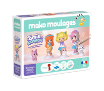 Coffret de moulage : Mes amis kawaii - Mako moulages