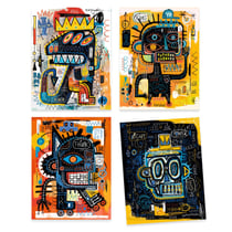 Coloriages Inspired by Basquiat Djeco