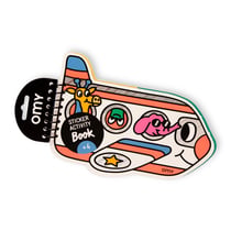 Carnet multi-activités de stickers - Omy - Avion