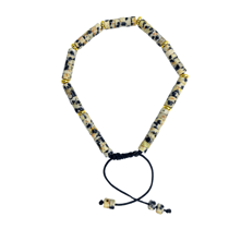 Bracelet Encenstone - Jaspe Dalmatien - Perles Heishi