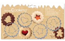 Lot 4 découpoirs ScrapCooking® - Linzer
