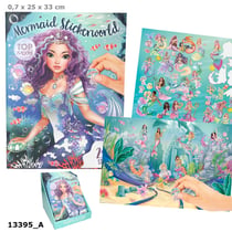 Carnet autocollants Sirène - TopModel - Metallic