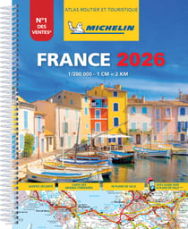 France : Atlas routier et touristique (édition 2026)