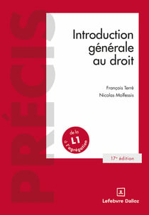 Introduction générale au droit. 17e éd.