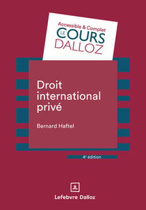 Droit international privé (4e édition)