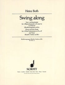 Swing along - dance and jazz duet. 2 wind instruments in bb or eb (clarinets, saxophones, trumpets,