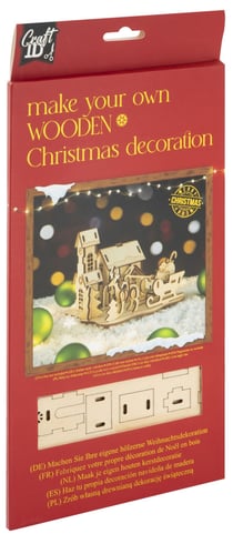 DIY traîneau du Père Noël Craft Id - Bois