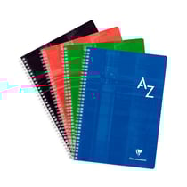 Répertoire Clairefontaine - Modèles aléatoires - A4 21 x 29.7 cm - 180 pages petits carreaux - Vendu à l'unité