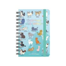 Agenda semainier 2026 Legami - Multicolore - 21 x 15 cm - Chat