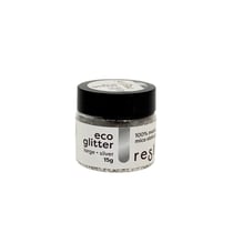Eco Glitter Reslin - Large - Argenté - 15 g