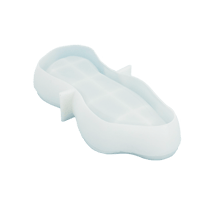Moule plateau organique Reslin - Silicone