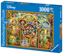 Puzzle 1000 pièces - les plus beaux thèmes Disney - Ravenburger