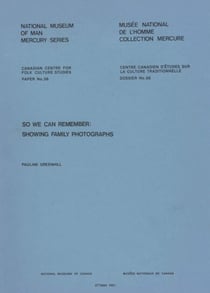 So we can remember - Showing family photographs