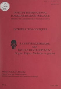La dette extérieure des pays en développement - Origine, enjeux, méthodes de gestion