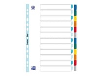 Lot de 12 intercalaires Oxford - A4 - Carton
