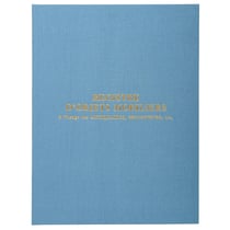 Registre Exacompta - 32x24cm - Objets mobiliers - Spécial brocanteurs et antiquaires 100 pages - Bleu