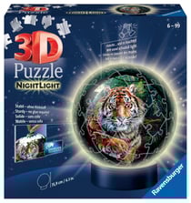Ravensburger Puzzle 3D Ball 72 pièces illuminé - Les grands félins
