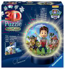 Ravensburger Puzzle 3D Ball 72 pièces illuminé - Pat'Patrouille