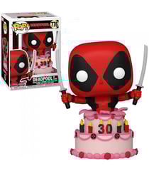 Figurine Funko POP! - Marvel - Deadpool sortant d'un gâteau d'anniversaire n°776