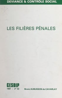 Les filières pénales - Étude quantitative des cheminements judiciaires