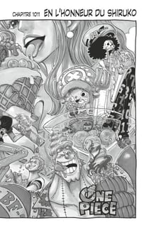 One Piece édition originale - Chapitre 1011 - En l'honneur du Shiruko