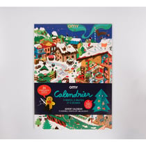 Kit calendrier de l'Avent kraft - Collection Noël Campagne - Créalia -  Supports Bois