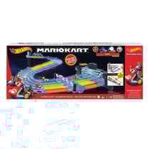Hot Wheels - Route Arc-en-ciel Mario Kart - Circuit / Petite Voiture - Dès 4 ans