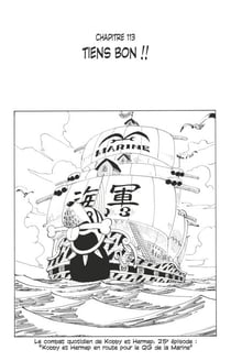 One Piece édition originale - Chapitre 113 - Tiens bon !!