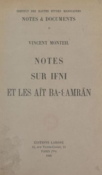 Notes sur Ifni et les Aīt Ba-Ɛ Amran